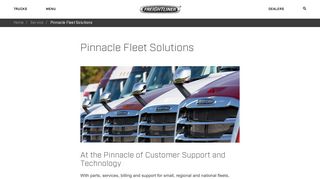 Pinnacle Fleet Solutions - Freightliner Trucks | Freightliner Trucks