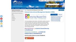 Home - Volusia Instructional Management System (VIMS) - Volusia ...