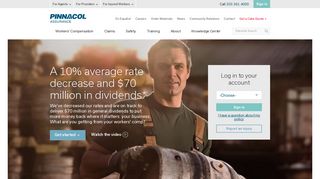 Pinnacol Assurance homepage — workers' compensation insurance ...