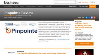 Pinpointe Review 2018 | Email Marketing and Survey Software Reviews