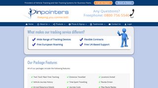Vehicle tracking price packages by Pinpointers