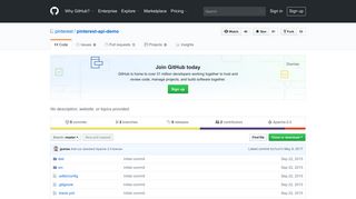 GitHub - pinterest/pinterest-api-demo