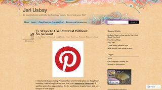 3+ Ways To Use Pinterest Without An Account | Jeri Usbay