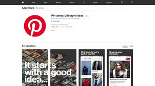 Pinterest: Lifestyle Ideas on the App Store - iTunes - Apple