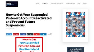 How to Get Your Suspended Pinterest Account Reactivated and ...