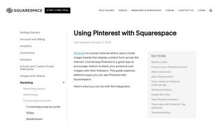 Using Pinterest with Squarespace – Squarespace Help