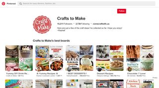 Crafts to Make (craftstomake) on Pinterest