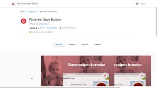 Pinterest Save Button - Google Chrome