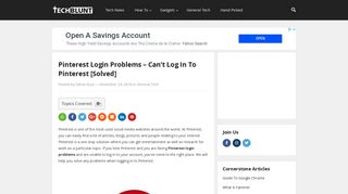 Pinterest Login Problems - Can't Log In To Pinterest [Solved]