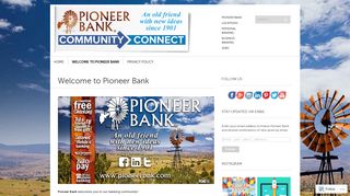 Welcome to Pioneer Bank | Pioneer Bank