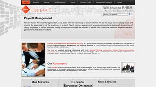 Pioneer Human Resource Management: Home
