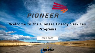 PIONEER ENERGY SERVICES PROGRAMS