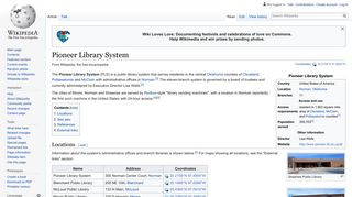 Pioneer Library System - Wikipedia