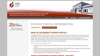 Patient Portal Information - Pioneer Spine and Sport ...