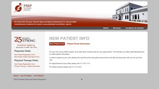 New Patient Info - Pioneer Spine and Sport PhysiciansPioneer Spine ...