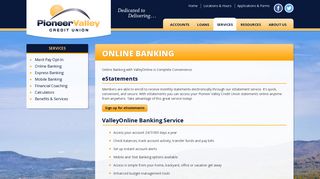 Online Banking - Pioneer Valley Credit Union - Savings - Springfield's ...