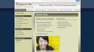 Debt Management Client Login | Pioneer Credit Counseling