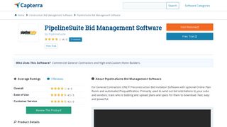PipelineSuite Bid Management Software Reviews and Pricing - 2019