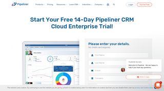 Pipeliner Free CRM Trial - Sale CRM Cloud - Pipeliner CRM