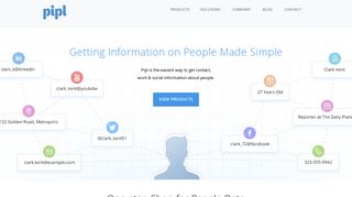 Getting Information on People Made Simple - Pipl Business Solutions