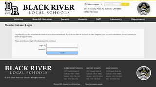 Intranet Login - Black River Local Schools