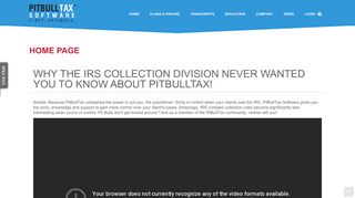 PITBULLTAX – Tax Resolution Software for IRS Representatives