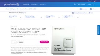 Wi-Fi Connection Device - DM Series & SendPro 300 | Pitney Bowes ...