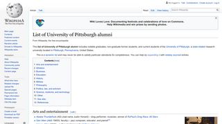 List of University of Pittsburgh alumni - Wikipedia