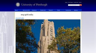 Footer Info For Block - my.pitt.edu | University of Pittsburgh
