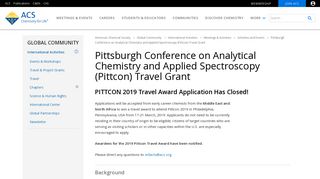 Pittsburgh Conference on Analytical Chemistry and Applied ...