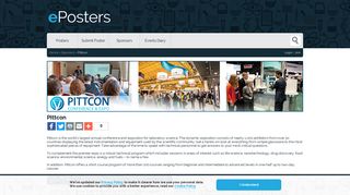 ePosters Sponsor - Pittcon