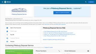 Pittsburg Disposal Service: Login, Bill Pay, Customer Service and ...