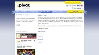 Student Portal | Pivot Charter School, North Bay