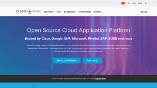 Cloud Foundry – Open Source Cloud Application Platform
