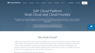 Cloud Foundry | SAP Cloud Platform