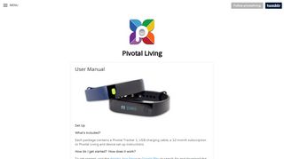 Pivotal Living — User Manual