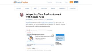 Integrating Your Tracker Account with Google Apps | Pivotal Tracker ...