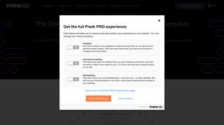 Piwik PRO: Enterprise On-Premises & Cloud Analytics Platform