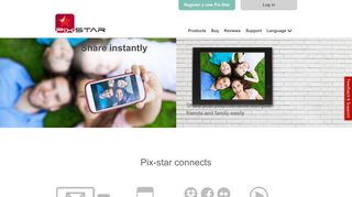 Pix-Star | The Wi-Fi - 3G - Bluetooth digital picture frame with its own ...