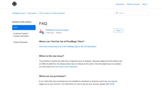 FAQ – PixelMags Support