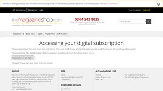 Haymarket magazine subscriptions | Accessing your digital subscription