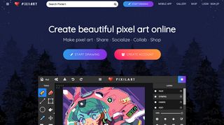 Pixilart - Free Online Art Community and Pixel Art Tool
