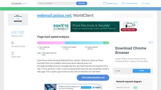 Access webmail.pixius.net. WorldClient