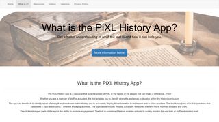PiXL History App