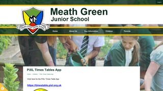 PiXL Times Tables App | Meath Green Junior School