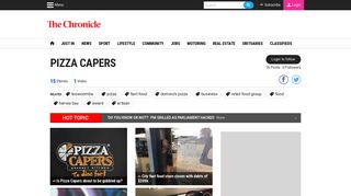 Latest pizza capers articles | Topics | Chronicle