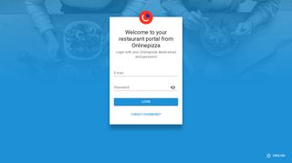 your restaurant portal from Onlinepizza - My Restaurant