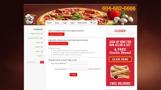 Pizza Guys Vancouver in BC | Login | Pizza - eHungry