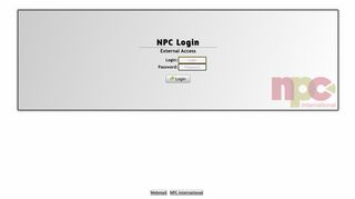 NPC Login - External Access - NPC International