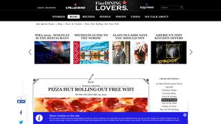 Pizza Hut offers free wifi in its restaurants | finedinglovers.com